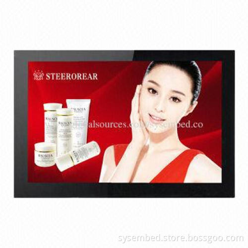 Wall-mounting Advertising Media Player, Based on Android System with TF Card and USB Slot, 180W